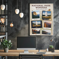 National Park Wonders Poster PosterGoat