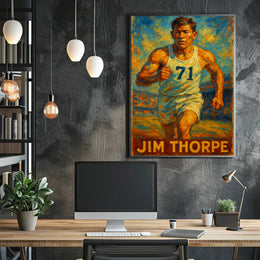 Jim Thorpe Athletic Legend Poster