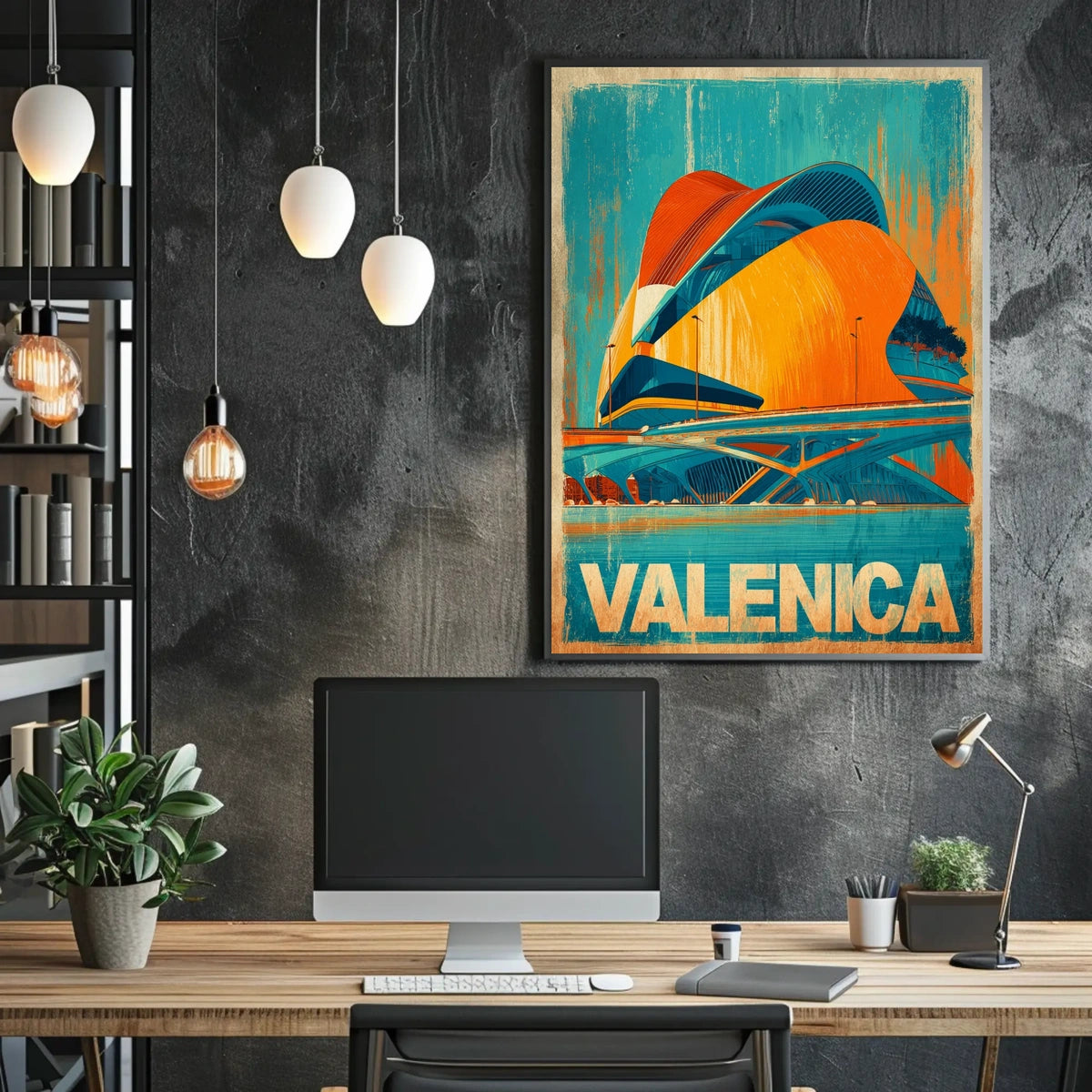 Valencia Architecture Poster