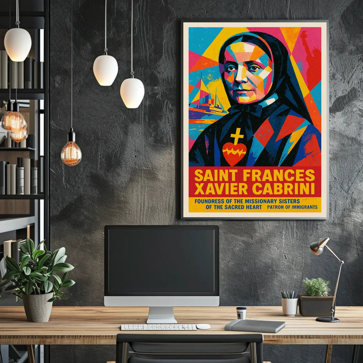 Saint Frances Xavier Cabrini Poster