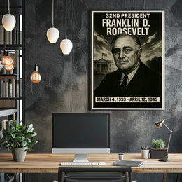 Franklin D. Roosevelt 32Nd President Poster