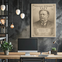 William Howard Taft 27th President Sketch Poster Art Print PosterGoat