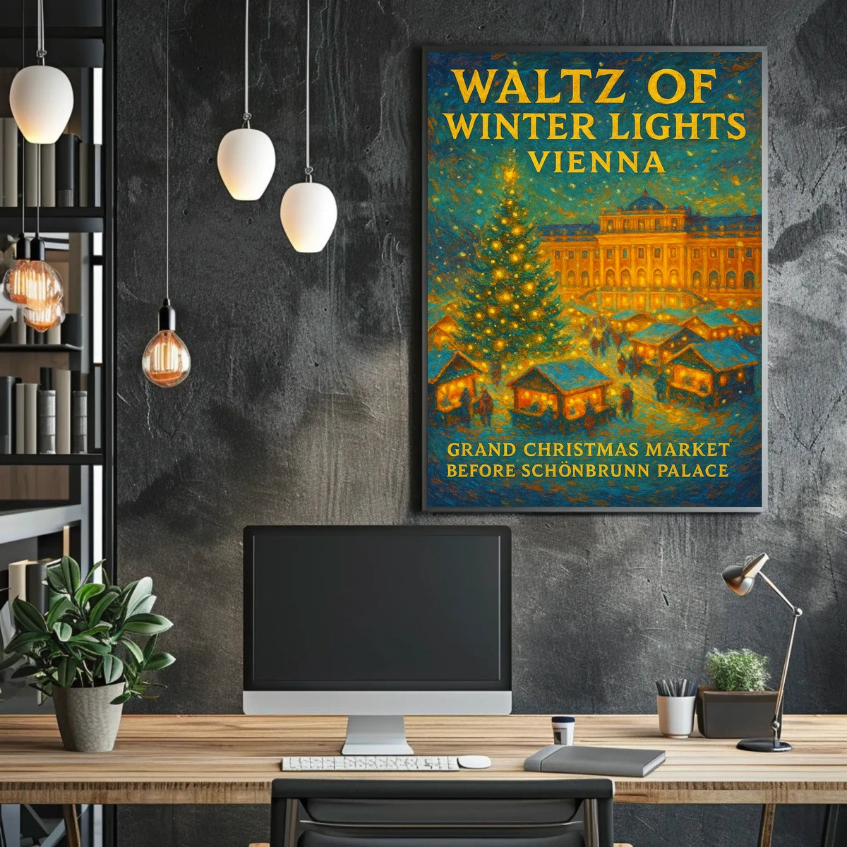 Waltz Of Winter Lights Vienna Poster