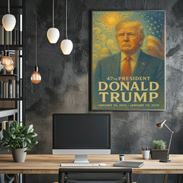 Trump Unity Patriotic Impressionism Poster