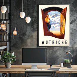 Winter Adventure In Austria Poster