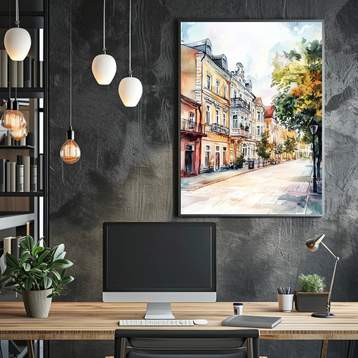 Belarus Minsk Old Town View Poster