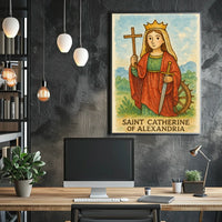 Saint Catherine of Alexandria Poster