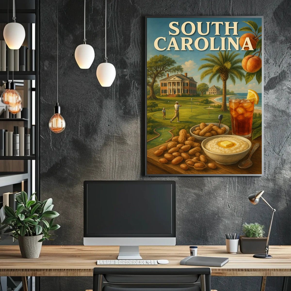 Discover South Carolina Poster