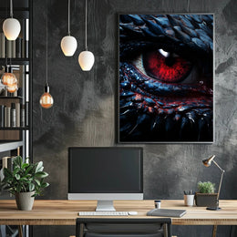 The DragonS Gaze Poster