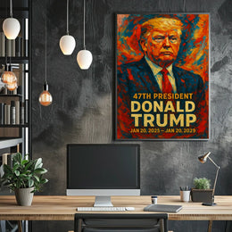 Donald Trump Vanguard of Leadership Poster
