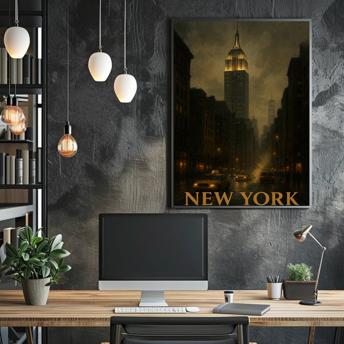New York Cityscape Poster