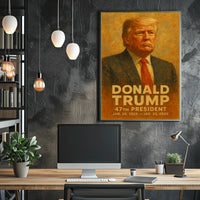 Donald Trump Vanguard Nation Digital Painting Poster