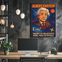 Albert Einstein Theory Of Relativity Poster