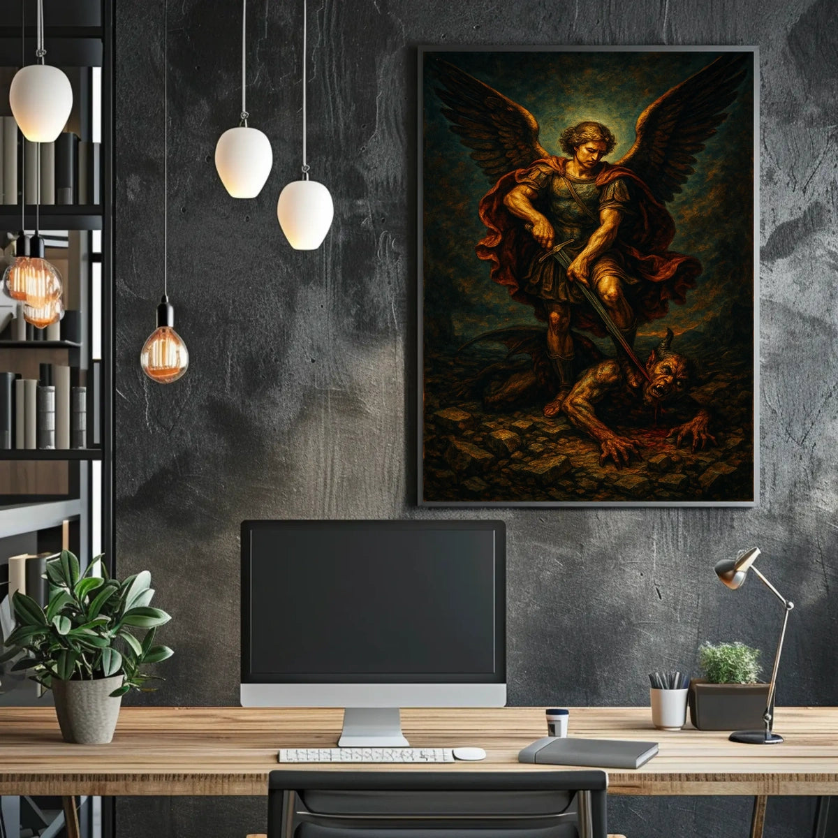 The Triumph Of Archangel Michael Poster