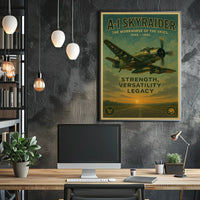 A-1 Skyraider The Workhorse of the Skies Poster
