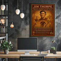 Jim Thorpe: Bright Path, The Greatest All-Around Athlete Poster
