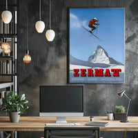 Zermatt Ski Adventure Poster