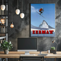 Zermatt Ski Adventure Poster