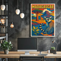Madagascar Wildlife Adventure Poster