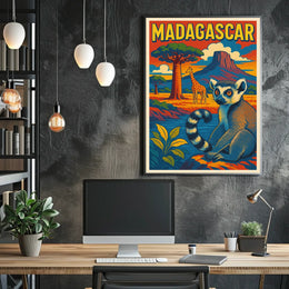 Madagascar Wildlife Adventure Poster