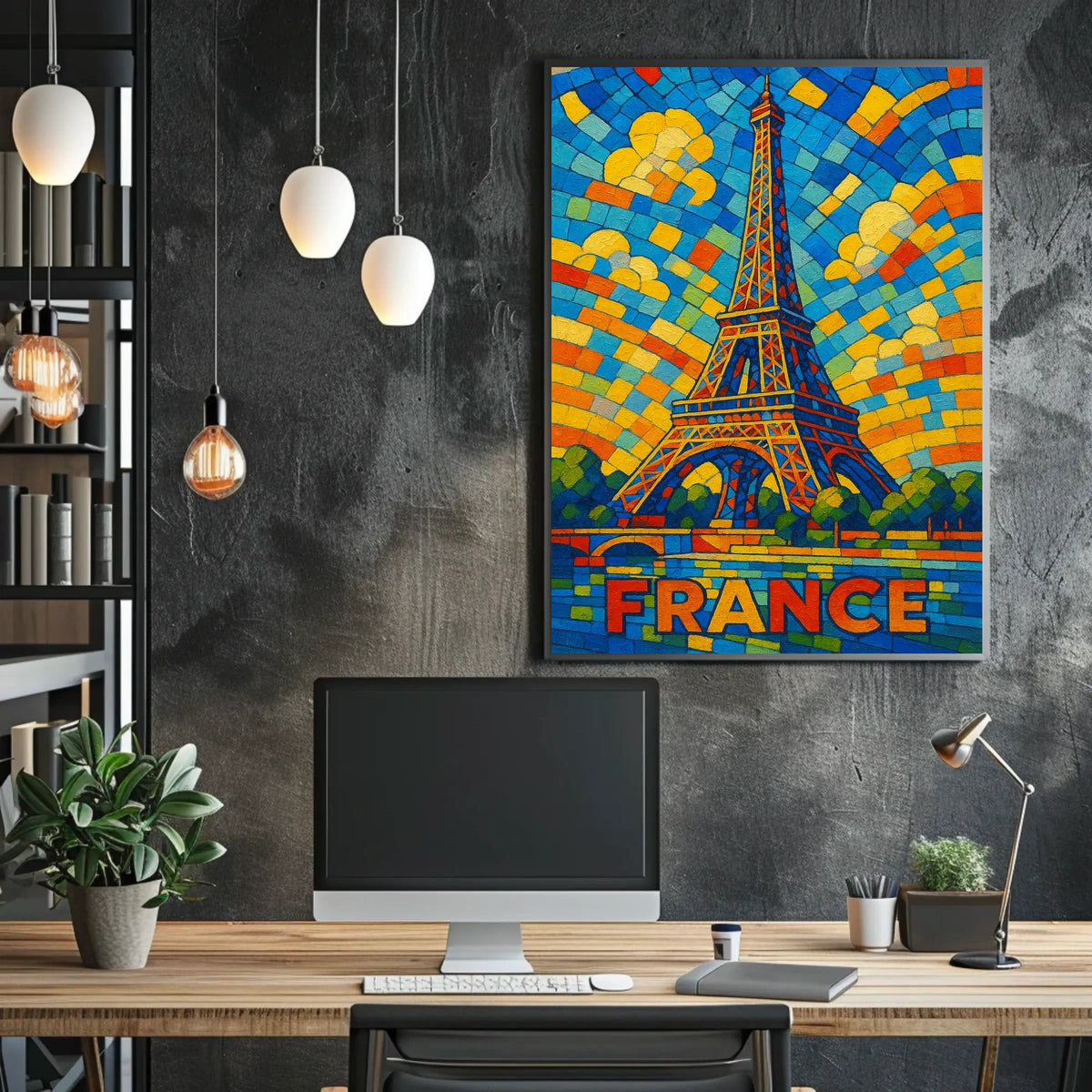 Vibrant France Poster