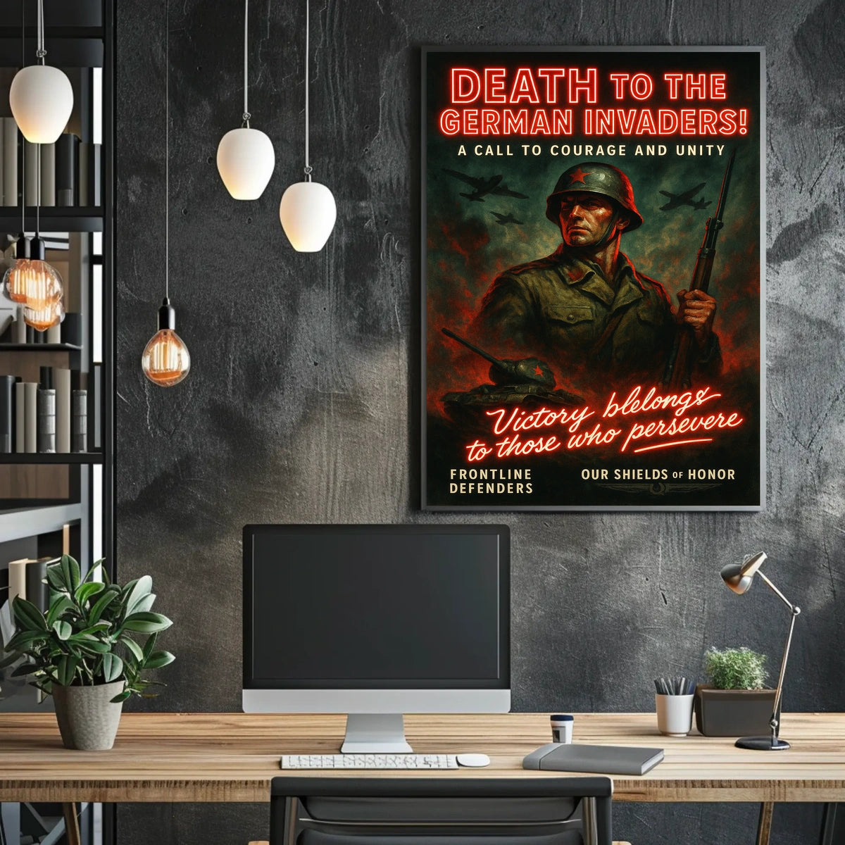 Call To Courage And Unity Poster
