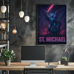 St. Michael Protector Of The City Poster