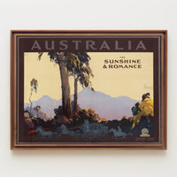 Australia Romantic Getaway Vintage Poster PosterGoat