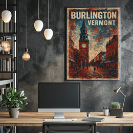 Burlington, Vermont Poster
