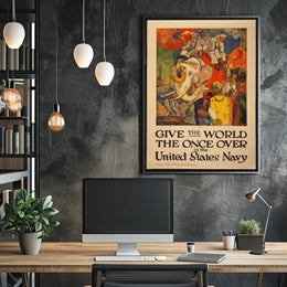 Explore the World with the U.S. Navy Poster PosterGoat