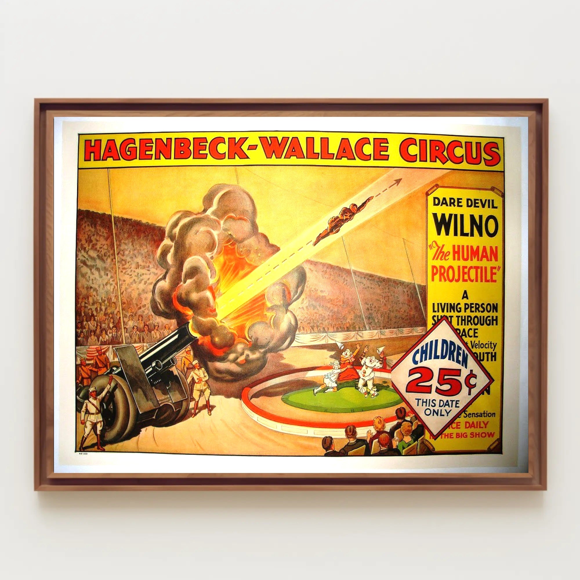 Hagenbeck-Wallace Circus – Daredevil Wilno Poster