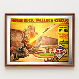 Hagenbeck-Wallace Circus – Daredevil Wilno Poster