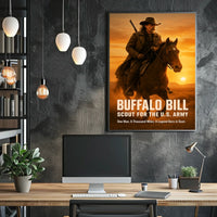 Buffalo Bill Scout for the U.S. Army Poster