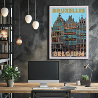 Brussels Architectural Heritage Celebration Cultural or Heritage Poster PosterGoat