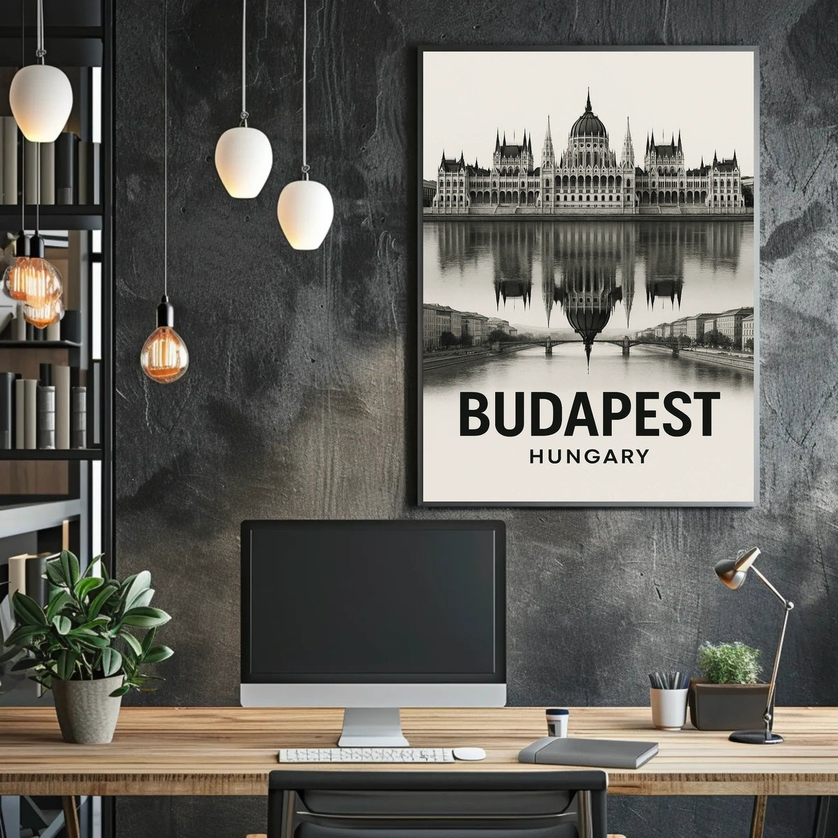 Budapest Reflections Poster