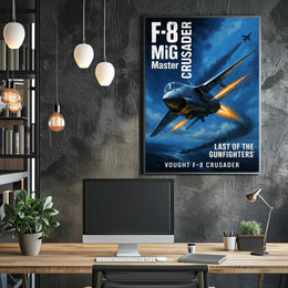 Vought F-8 Crusader Last of the Gunfighters Poster PosterGoat