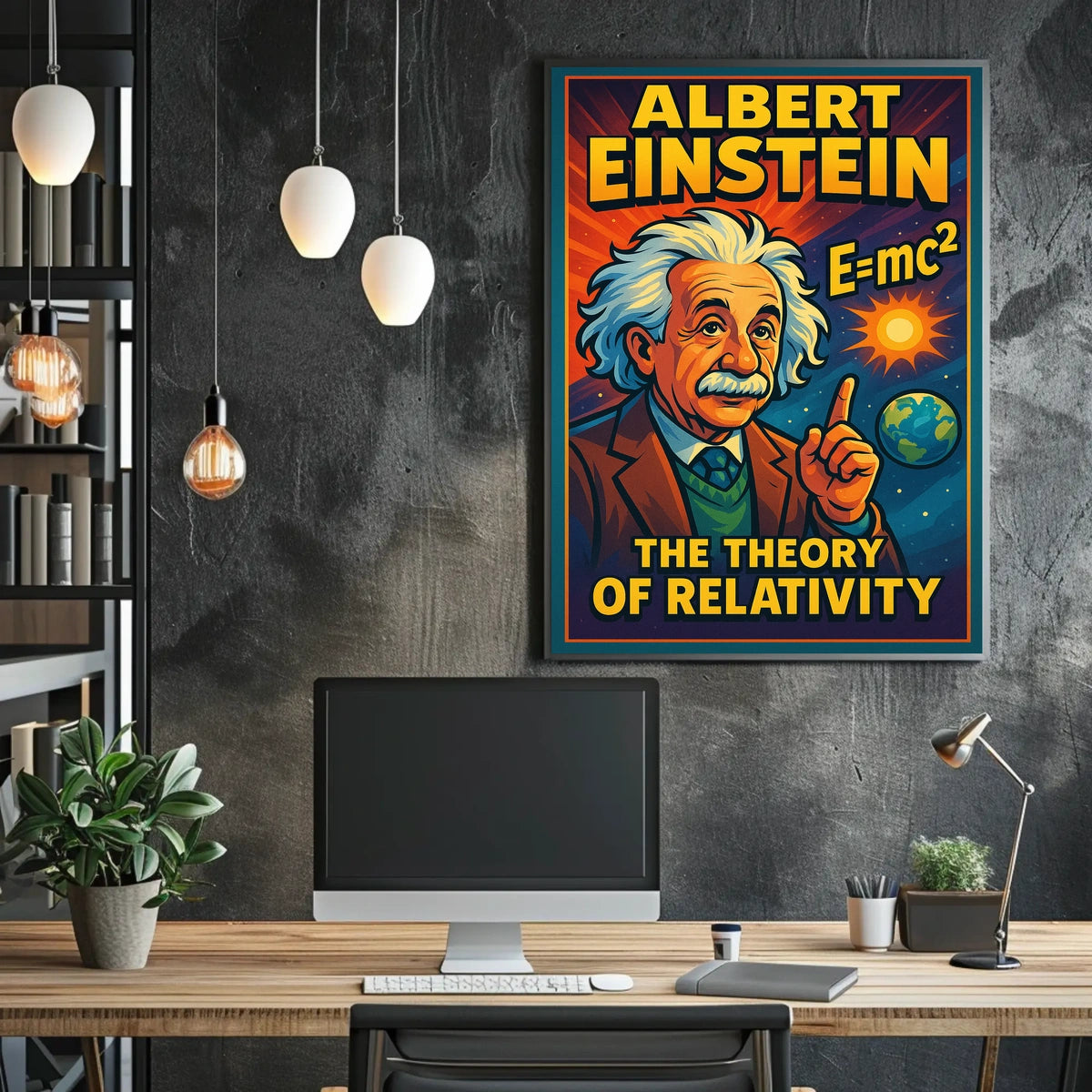 Albert Einstein The Theory Of Poster