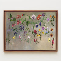 Floral Symphony: An Artistic Flower Poster