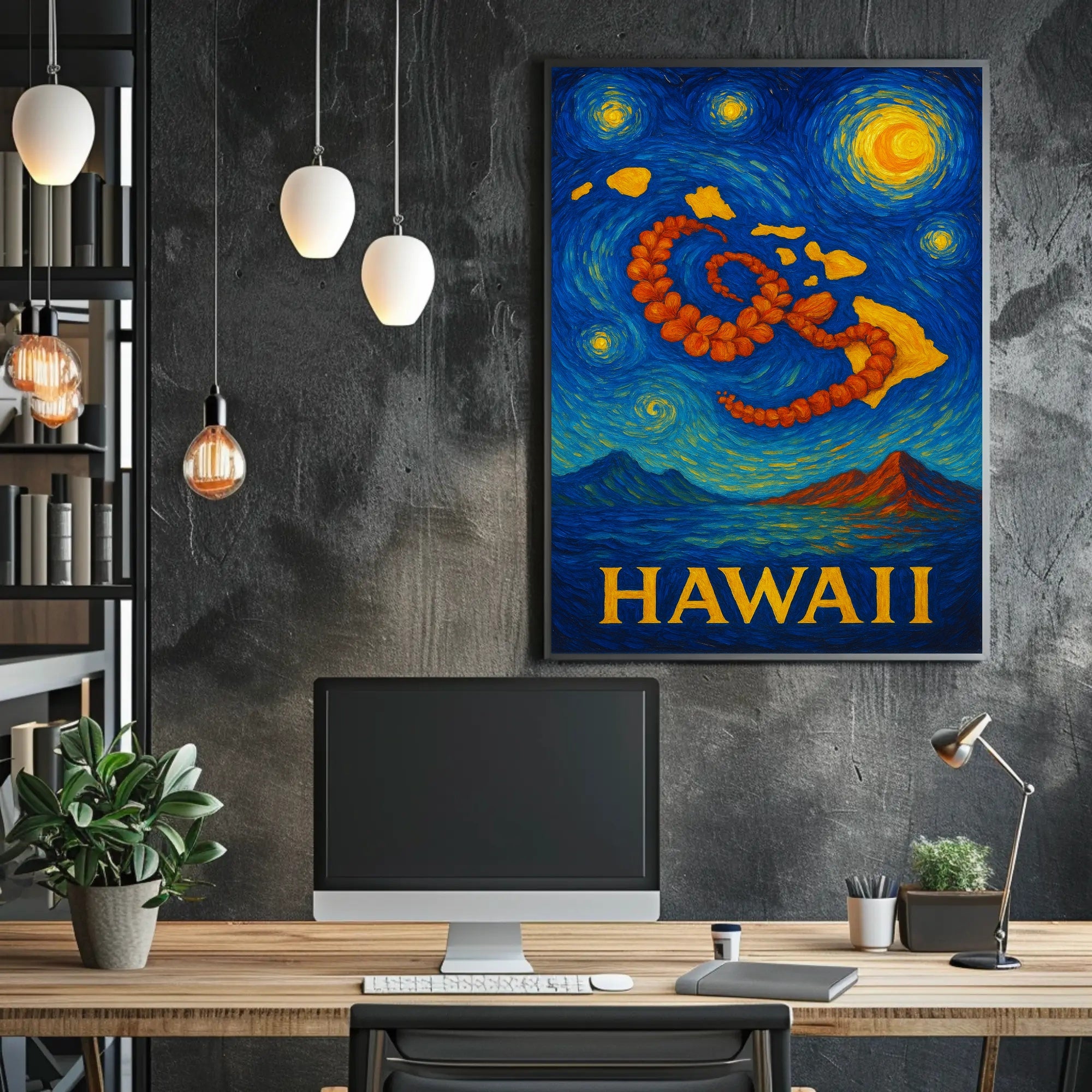 Hawaii A Starry Tribute Poster PosterGoat
