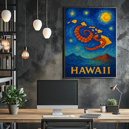 Hawaii A Starry Tribute Poster PosterGoat