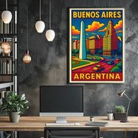Buenos Aires Travel Poster