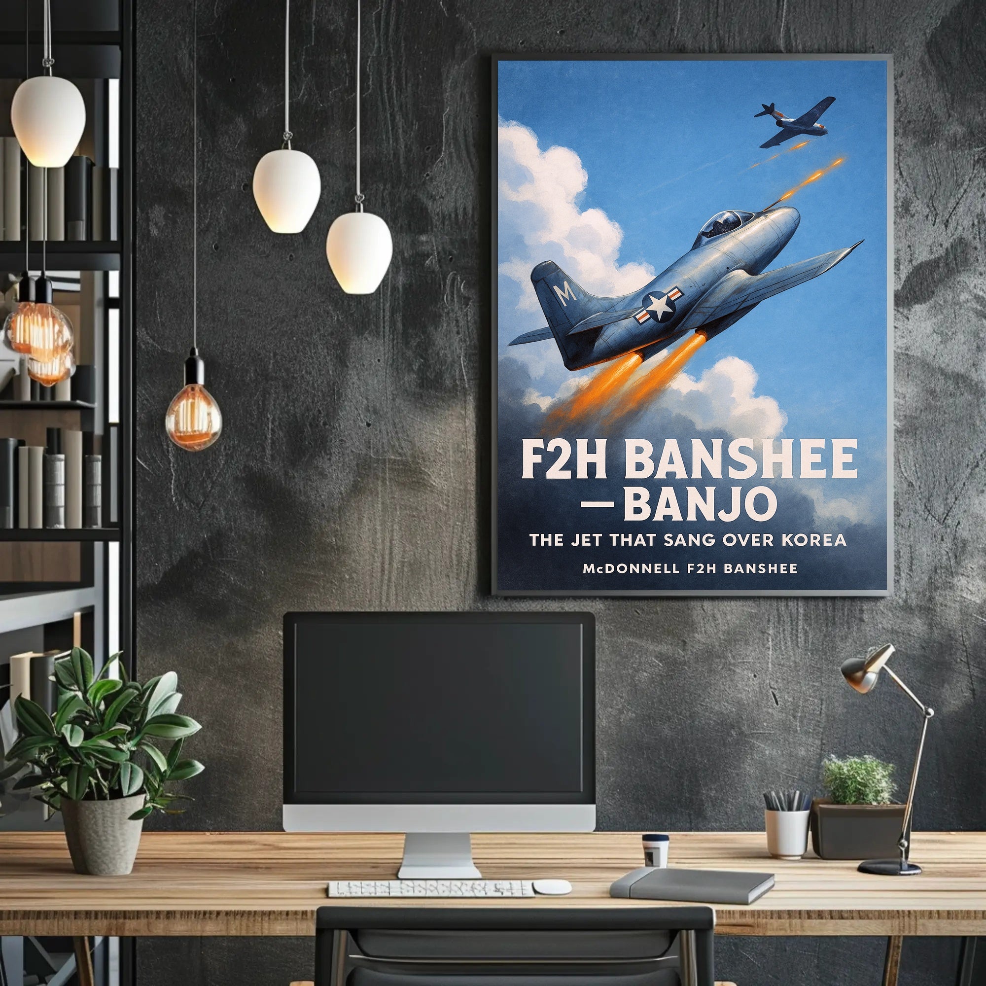 The Jet That Sang Over Korea Poster PosterGoat