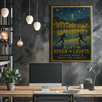 Austin River Of Lights Poster