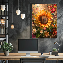 Sunlit Symphony William Morris Art Poster