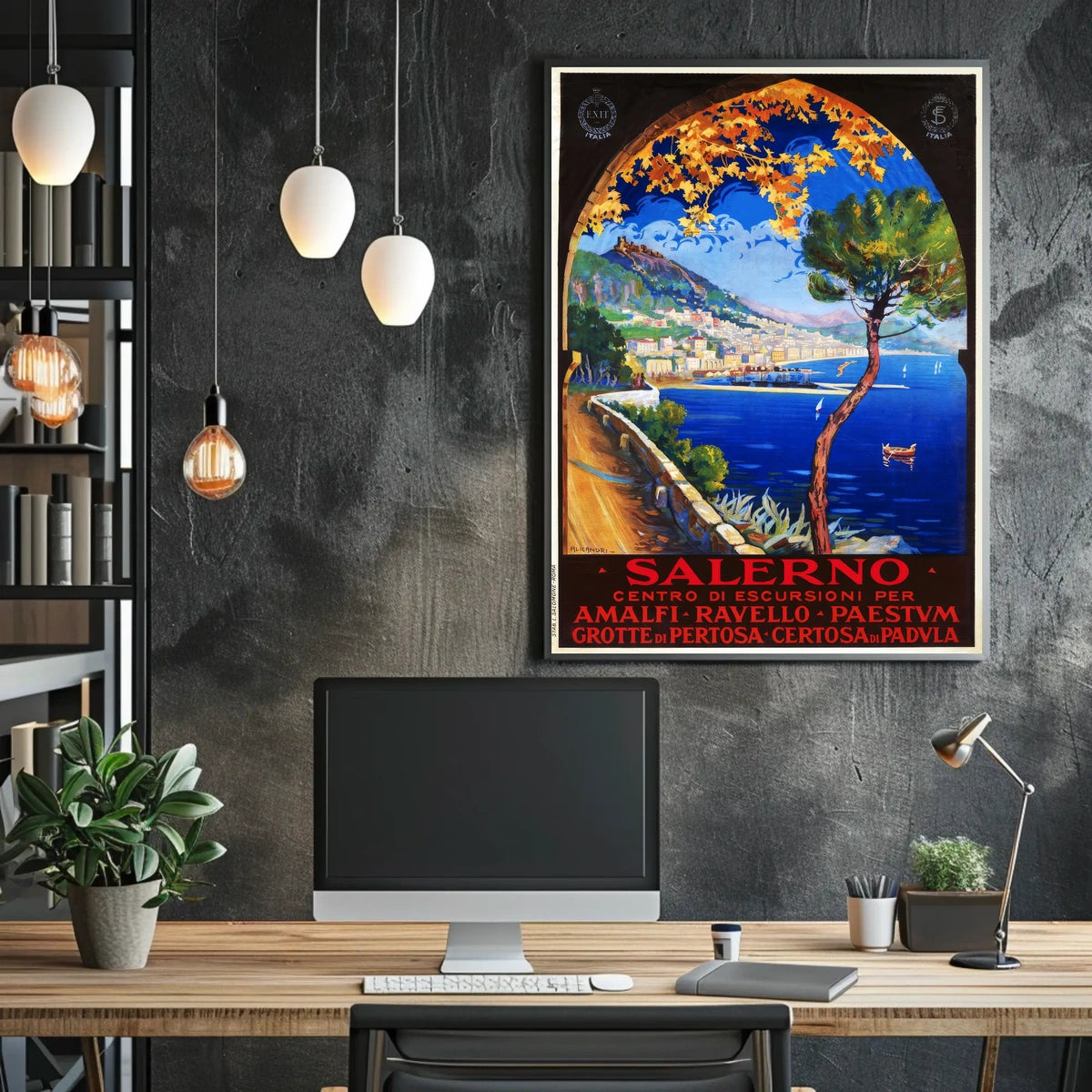 Salerno Gateway To The Amalfi Coast Poster