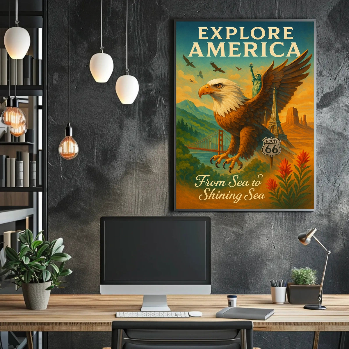 Explore America Poster