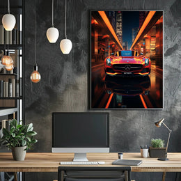Urban Elegance on Wheels Poster PosterGoat
