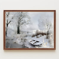 Winter's Silent Embrace Poster