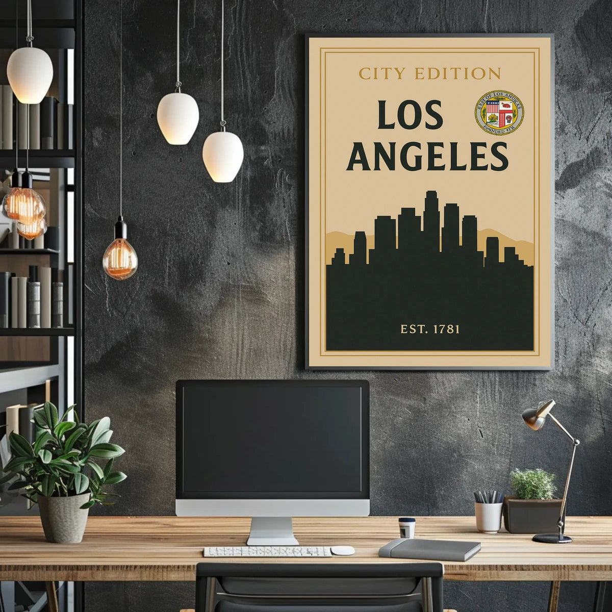 Los Angeles City Edition Poster