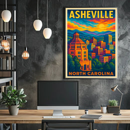 Asheville, North Carolina Poster